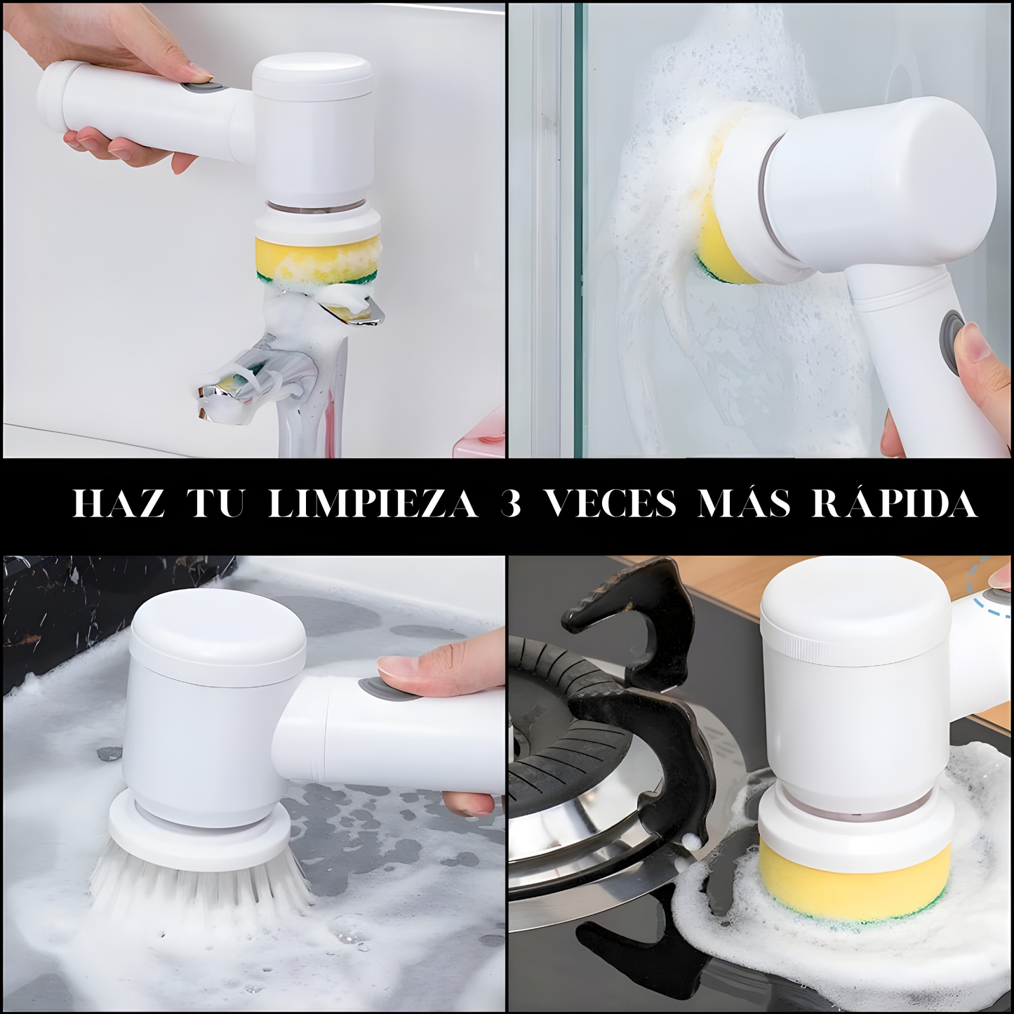 Magic Brush Cepillo Limpieza Eléctrico 5